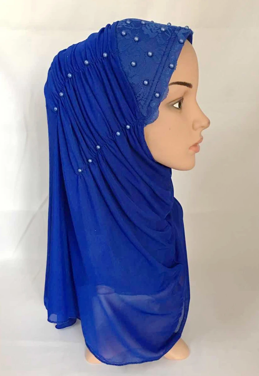 Сетчатый вуаль летний светильник мусульманский хиджаб из бисера