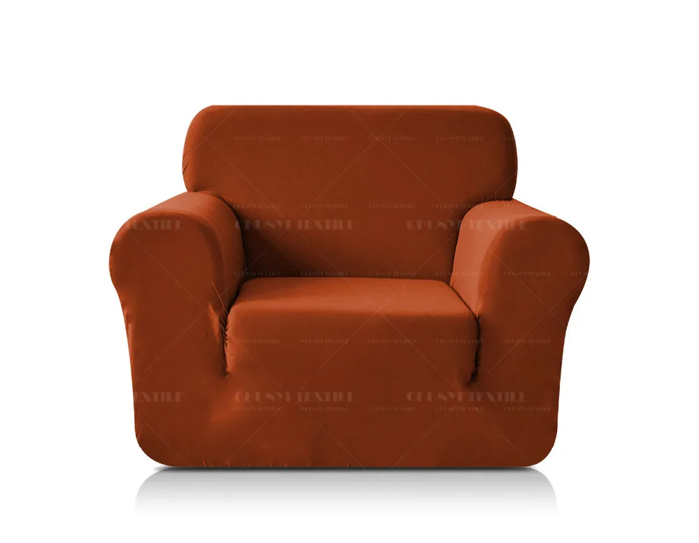 1 Piece Drawing Room 3 Seat Shaped Sofa Cover Knit Polyester 1 Piece Drawing Room 3 Seat Shaped Sofa Cover Knit Polyester Spandex Fabric Sectional Couch Coves Plain Dyed Slipcover In From Home