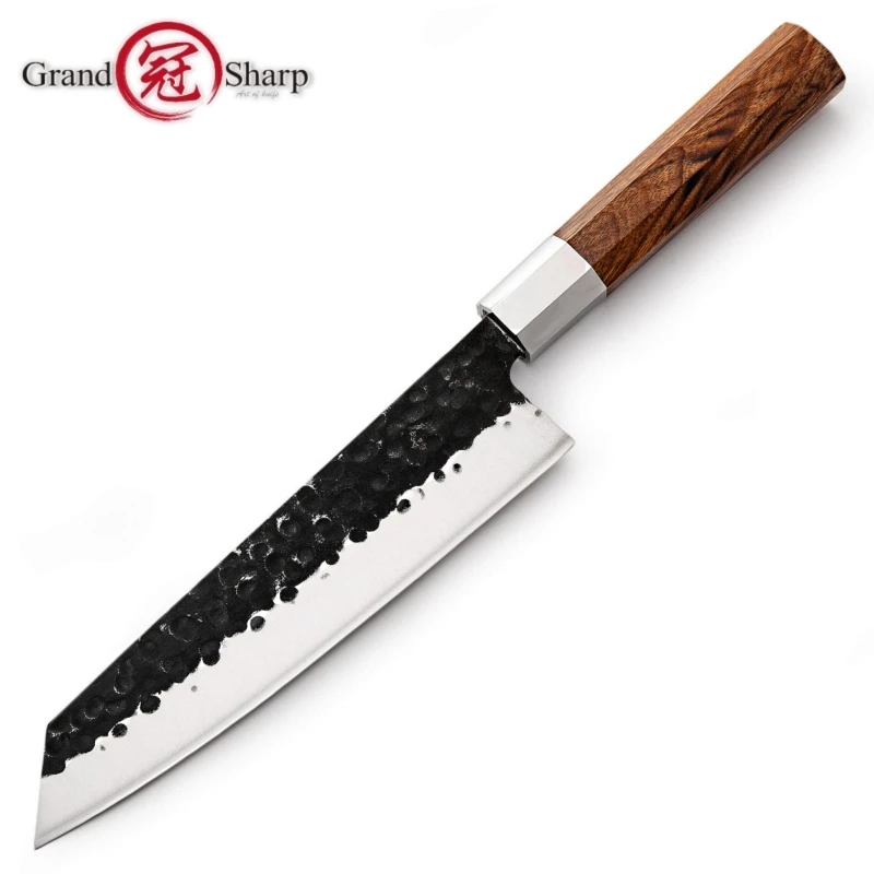 

NEW 2019 Japanese Kitchen Knives Handmade Kiritsuke Knife Chef Cooking Tools Wood Handle High Quality Eco Friendly Products