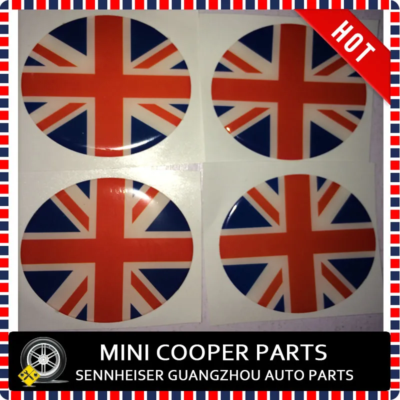 

Бесплатная доставка, абсолютно новые наклейки на крышку шины, стиль Union Jack для mini cooper R55-R61(4 шт./компл.)