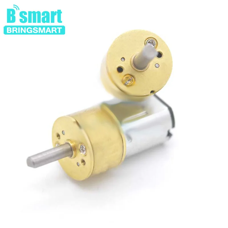 

Bringsmart 14GA-N20 DC Gear Turbine Motor 15~600rpm 3V 6V 12 Volt Mini Dustproof Protection Cover Gears Redution Machine Metal