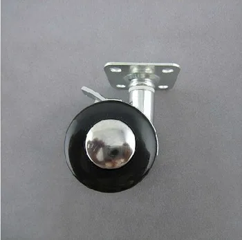 

1.5 inch universal belting leather brake Noise elimination truckle Household hardware prevent slippery wear-resisting
