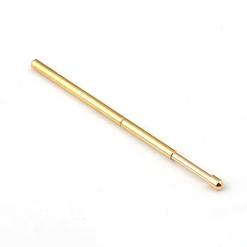 

100PCS PA100-D Spring Voltage Test Probe Tip Spring Phosphor Bronze Tube Gold Plated For Testing Circuit Board Instruments