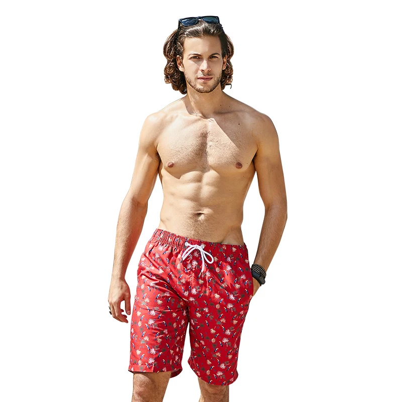 361 мужские пляжные шорты быстросохнущие шорты спортивные повседневные пляжные шорты Свободные плавки-боксеры Горячие весенние шорты для плавания
