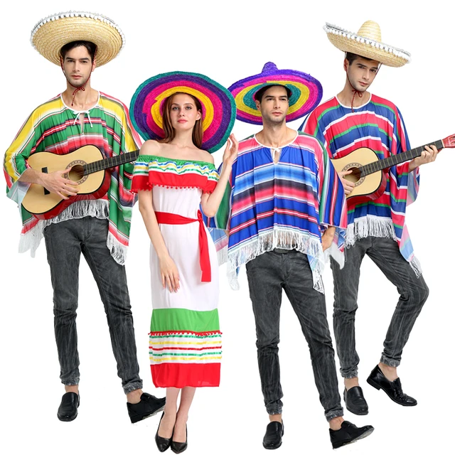 Halloween Cosplay Costumes Mexican Clothing Mexico's Clothes Hawaii