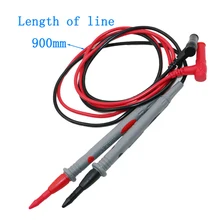 Sonde de Test 20a 1000V, 1 paire de fils de Silicone, fils universels, broches de fils de Test pour multimètre numérique, pointe d'aiguille multimètre