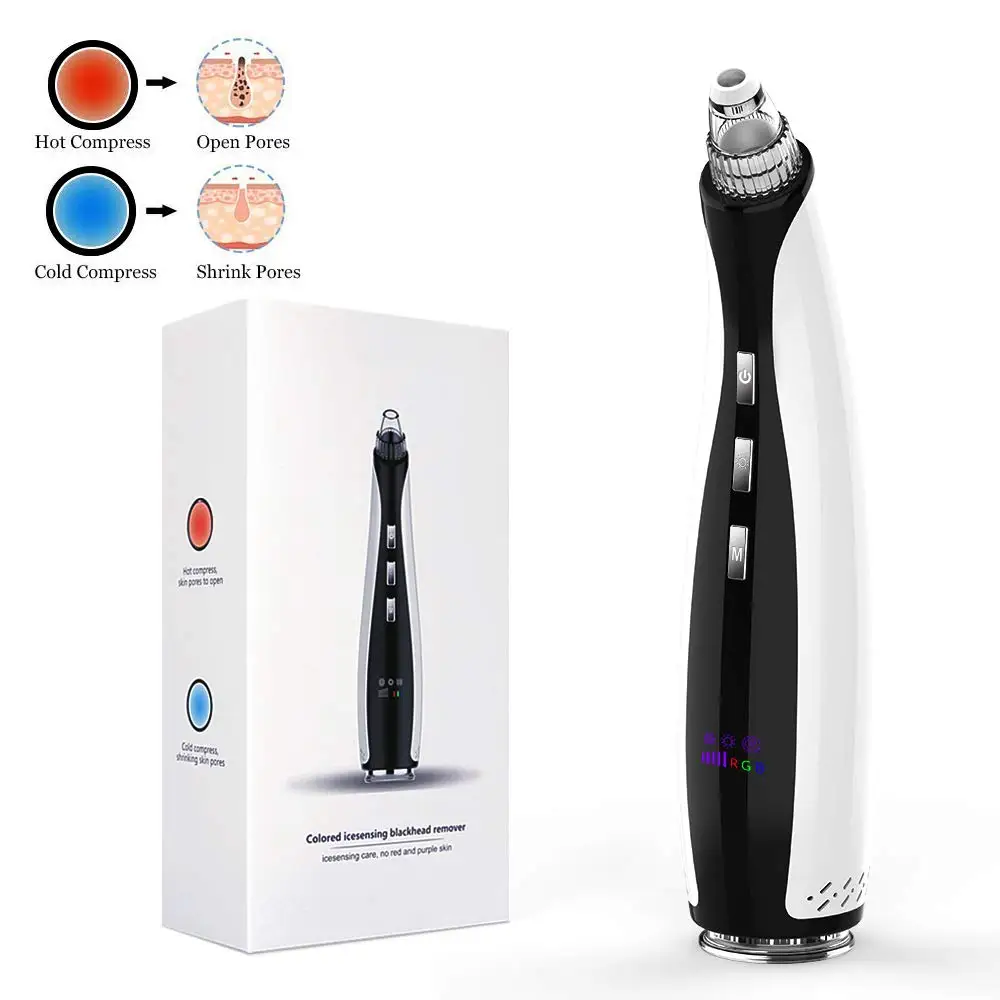 

MIQMI Professional Electric Blackhead Remover Vacuum Acne Cleaner Pore Remover Electric Skin Facial Cleanser Kit