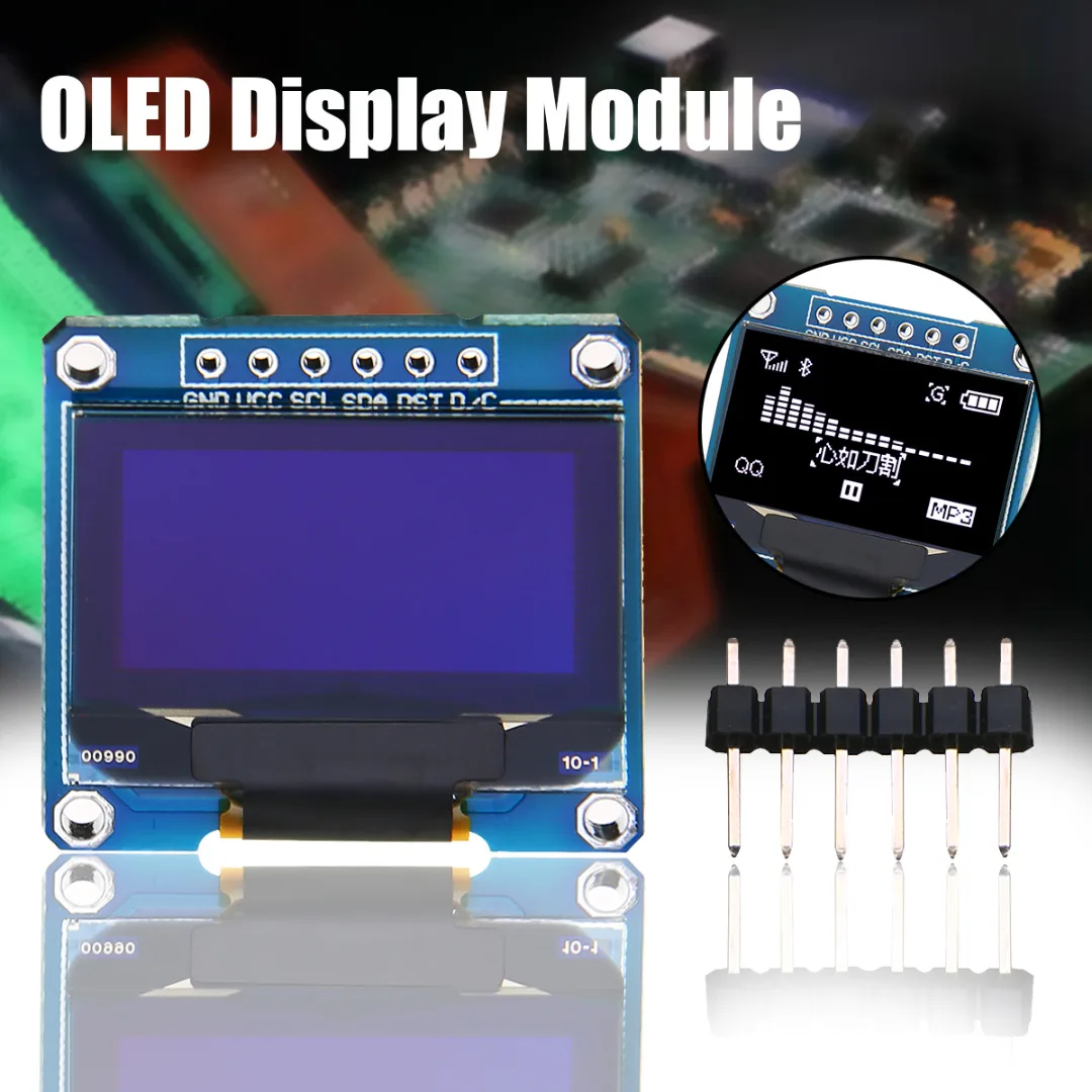 Электронный O светодиодный модуль дисплея 0,96 дюймов 128X64 желтый, синий, белый O светодиодный I2C IIC Серийный ЖК светодиодный SSD дисплей модуль SSD130623