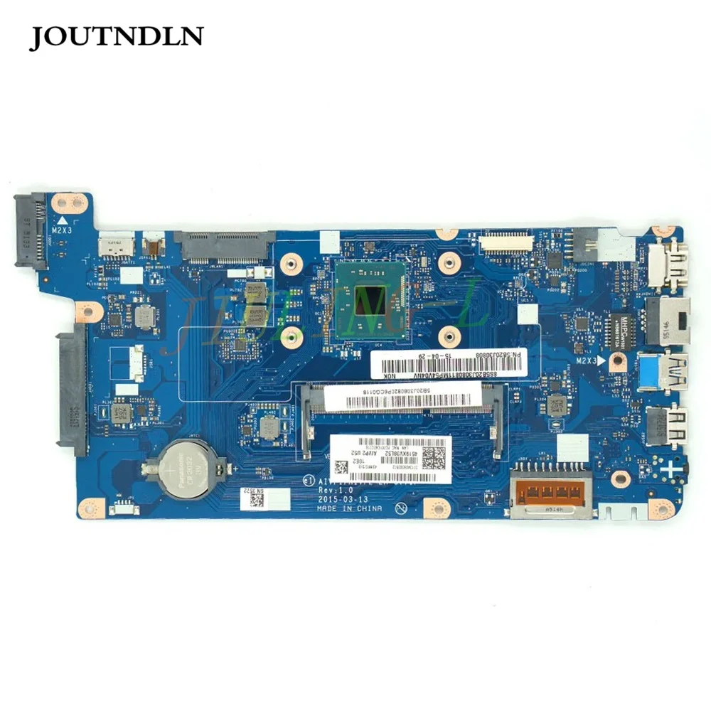 Материнская плата JOUTNDLN для ноутбука Lenovo Ideapad 100-15IBY 5B20J30808 w/AIVP1/AIVP2 LA-C771P N2840 CPU DDR3L |