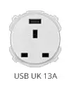 Wallpad USB многофункциональная 13A настенная розетка функция ключ только электрическая настенная розетка электрические розетки 5 в 2100ма