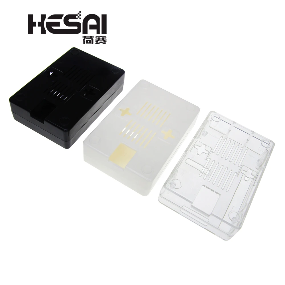 Clear Case for Raspberry Pi B+&Raspberry Pi 3 Model B Case Black/White/Transparent by SB Components Plastic Box Access All Ports