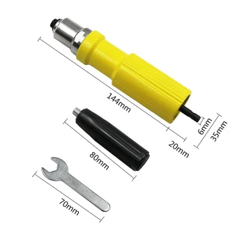 

High Quality Electric Rivet Guns Rivet Machine Pull Pin Conversion Head Accessories Core Pulling Core