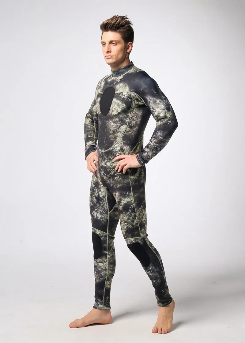 SCR 3 мм Неопреновые костюмы для дайвинга для мужчин для подводной охоты, камуфляжный костюм для серфинга, снаряжение для дайвинга, костюмы для подводной охоты, раздельные S-XXL