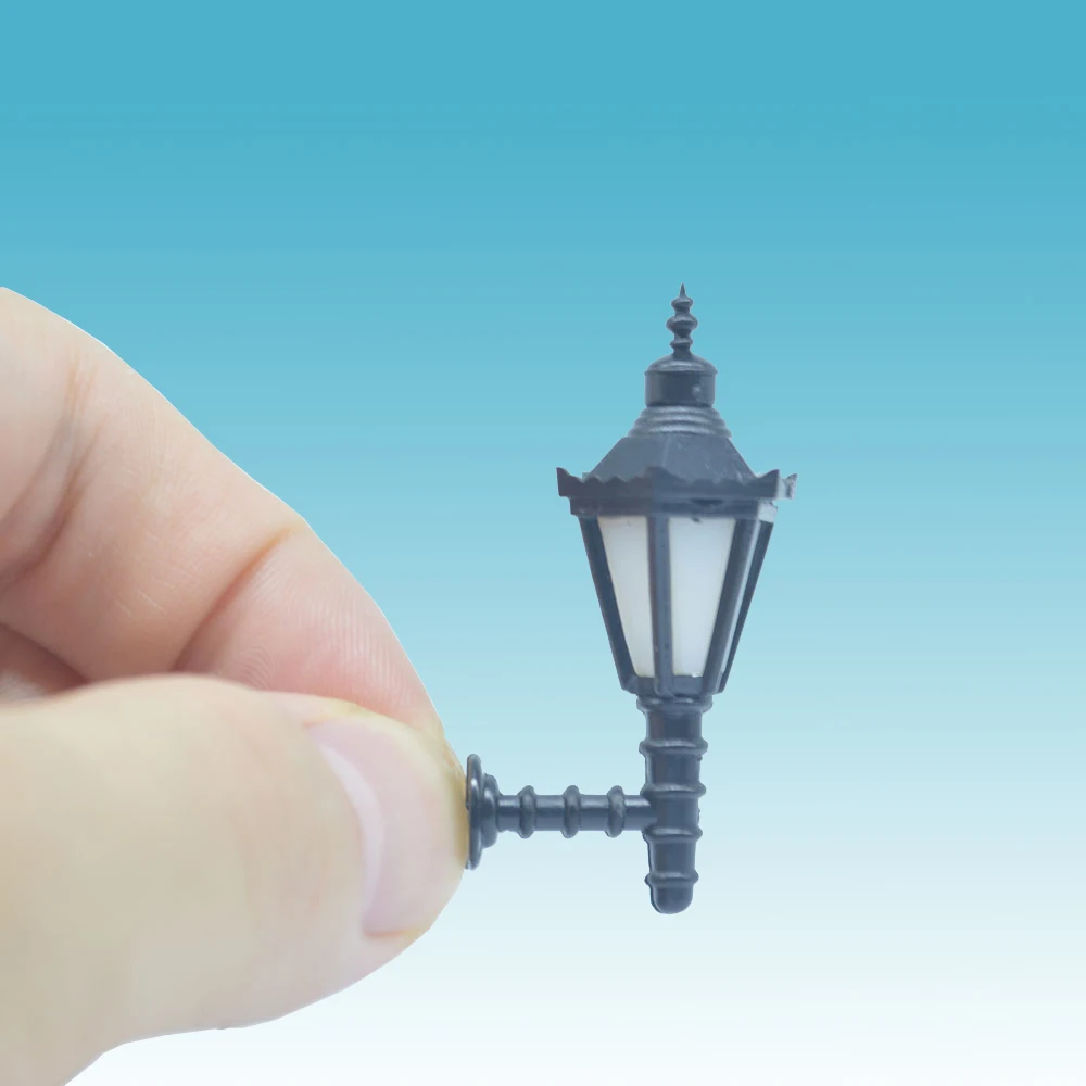 5 PCS HO Scale Wall mount lamps Street Lamp Model Making Railroad Model Park Lamps Train 1