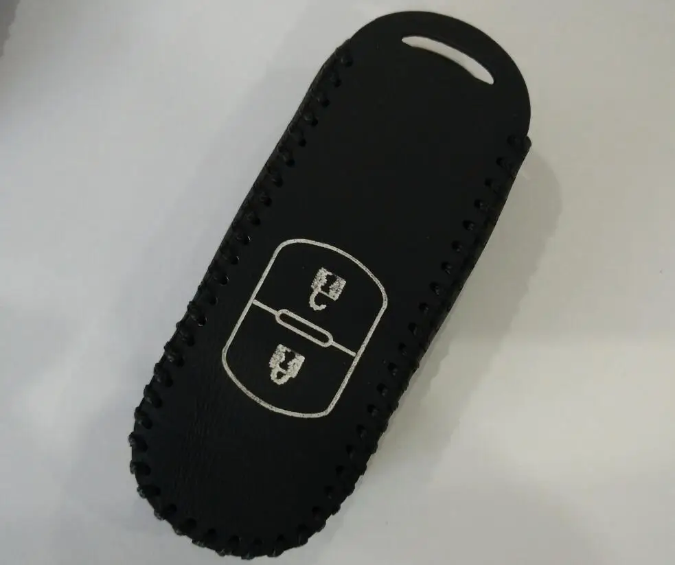 Коленный кожаная сумка ключ, авто световой key holder case для Mazda 3 mazda 6 CX-5