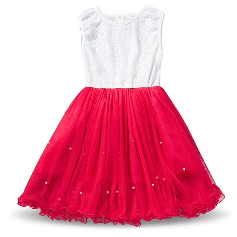 Летняя одежда для девочек; бальное платье; красное платье с блестками для девочек; От 2 до 6 лет для дня рождения; Повседневная праздничная одежда с юбкой-пачкой; одежда для подростков