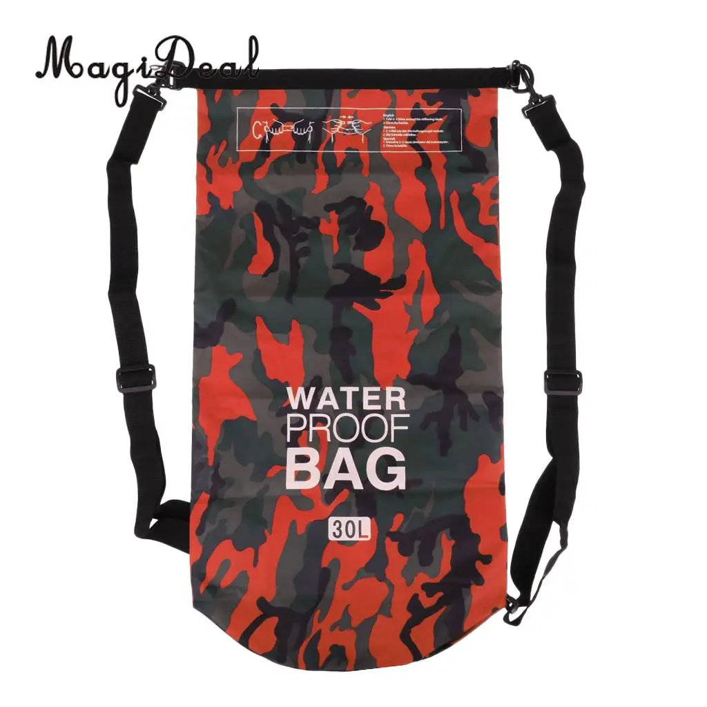 30L Waterproof Dry Bag Backpack Rucksack Kayak Boat Floating for Surf Fishing Camping Hiking Climbing Cycling Snorkeling Diving