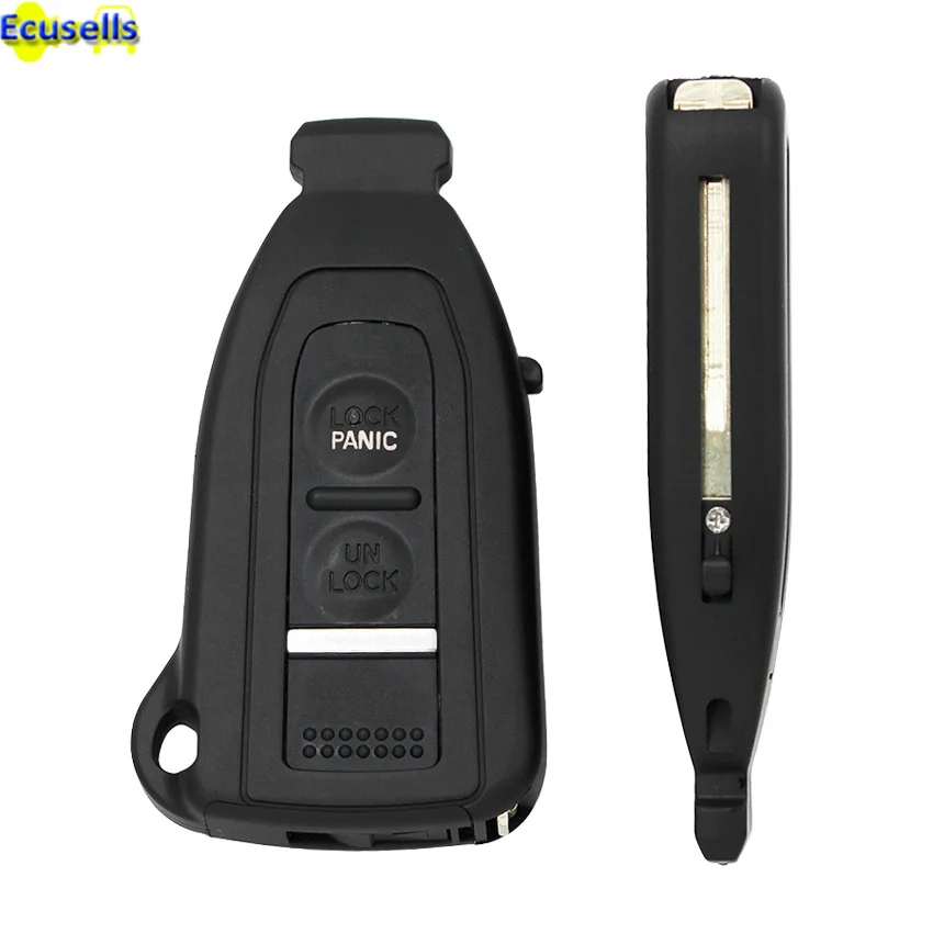 

2 Buttons Smart Prox Remote Key Shell case fob with Uncut Blade For Lexus LS430