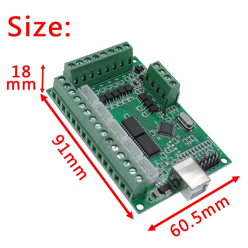 Axis Interface, Motion Controller com DB15, MACH3, 100Khz