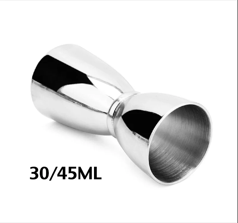 Unibody stainless steel mixer measuring cup U-shaped Jigger with graduated  line 30/45ML - AliExpress