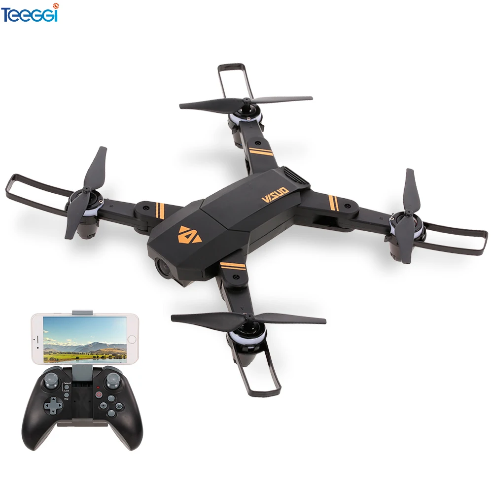 

VISUO XS809 Mini RC Drone with 0.3MP/2MP Wide Angle Camera Altitude Hold Foldable Wifi FPV RC Quadcopter VS XS809HW XS809S