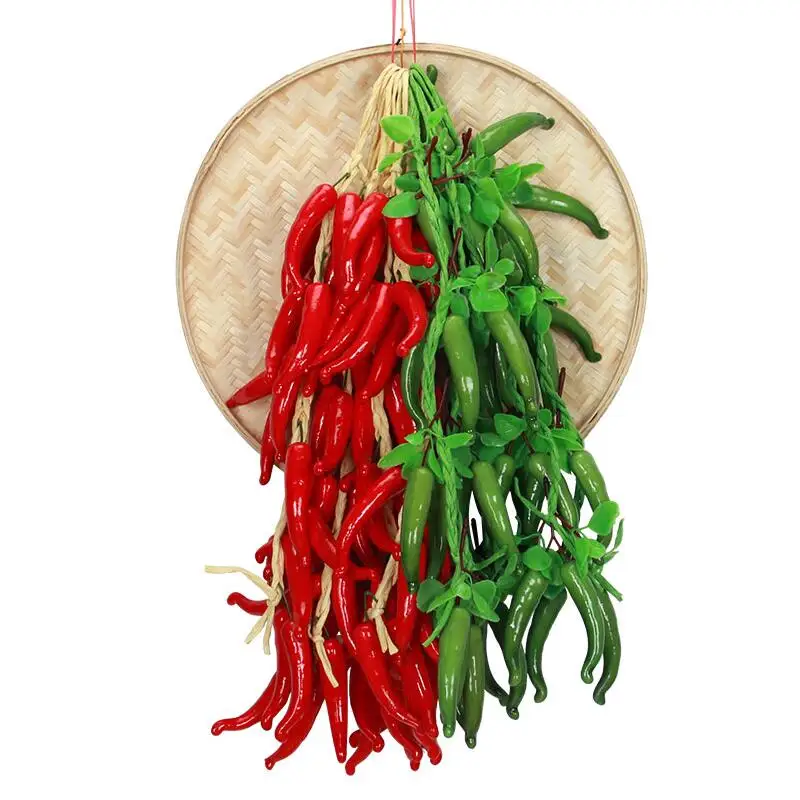  Simulation vegetable fruit fake corn stick garlic pepper string kindergarten farm music decorations - 33039860644