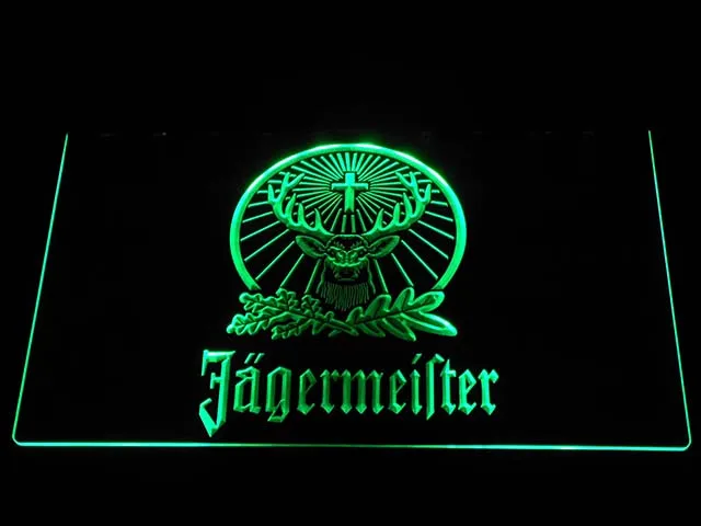 a231 Jagermeister Deer LED Neon Light Signs