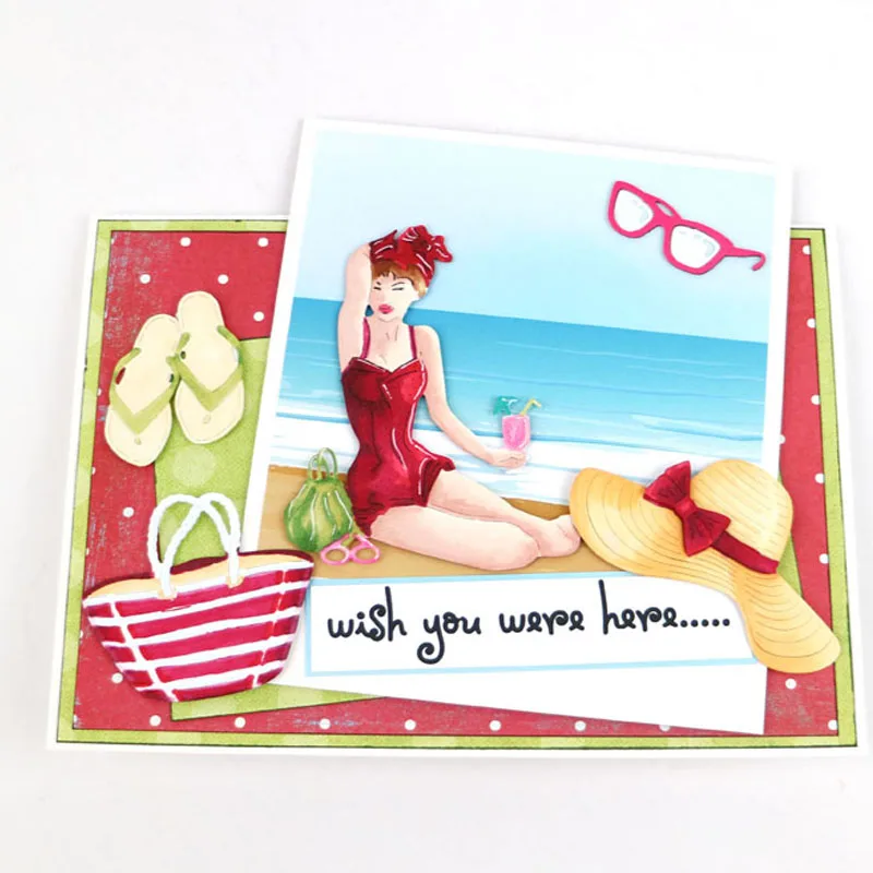 

Vocation Girl Metal Cutting Dies Stencils for DIY Scrapbooking Embossing Photo Album Decoration Paper Cards Crafts Die Cut 2019