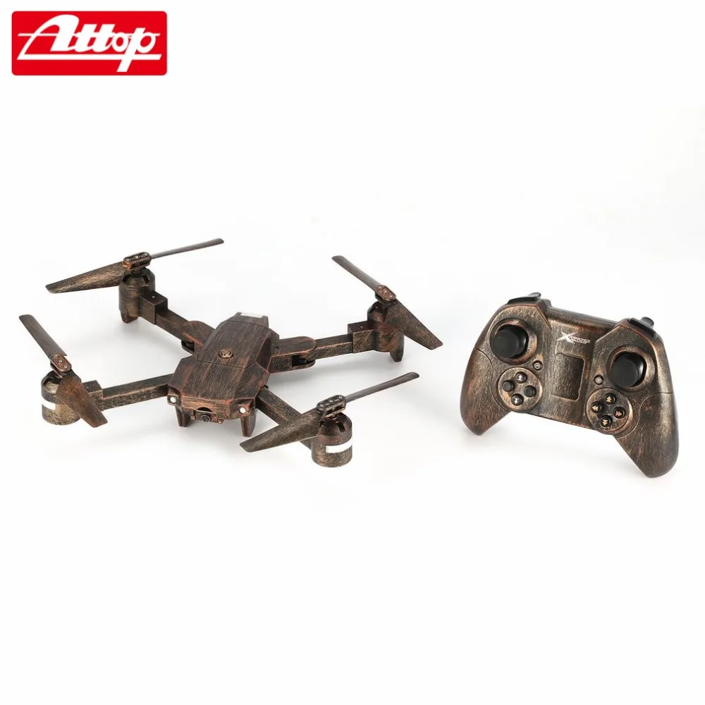 

Attop X-PACK1 2.4G 4CH Drone RC Foldable Quadcopter Aircraft with Altitude Hold Headless Mode 3D Flips One Key Take Off hz