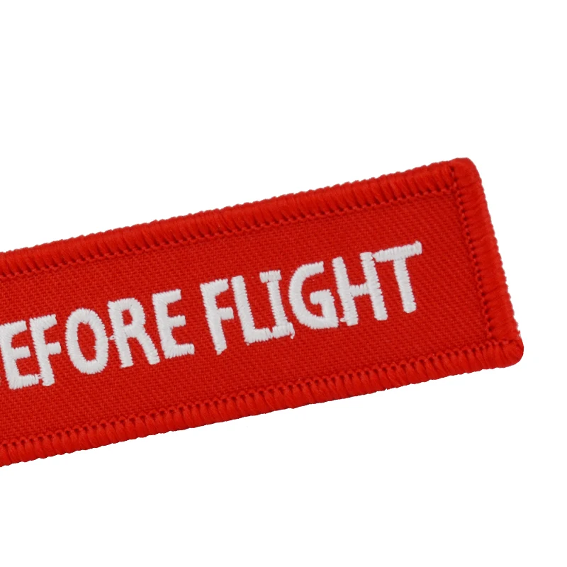 Kiss Me Before Flight Key Chain Label Red Embroidery Key Ring Special Luggage Tag Chain for Aviation Gifts Car Keychain Jewelry (11)