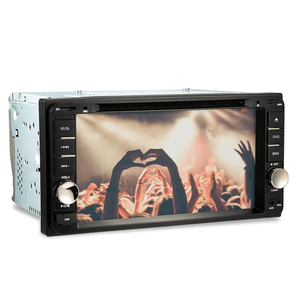 

AUTOLOVER 7 inch 2 Din Car DVD Player Stereo Radio Touch Screen Bluetooth FM Radio Multimedia With Remote Control For Toyota