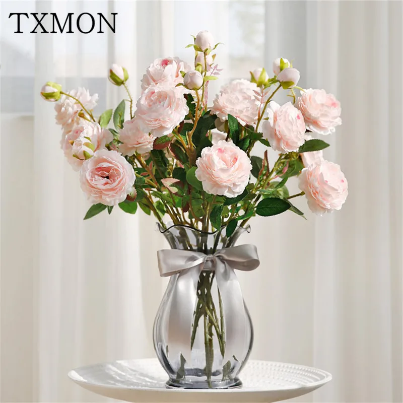 искусственные цветы pivoines artificielles pour la decoration Имитация пиона искусственное