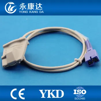

2pcs/pack Excellent quality BSM-4114 Procyon Reusable Adult Soft Tip Spo2 sensor,DB9 7pin 1m