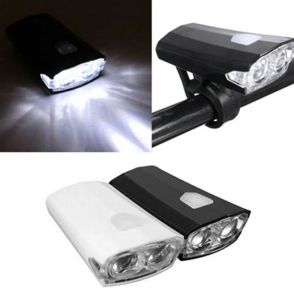2 светодиодный головной светильник для велосипеда с зарядкой от USB, передний головной светильник для велоспорта, Лампа безопасности, водостойкий мини-фонарь, ультра яркий