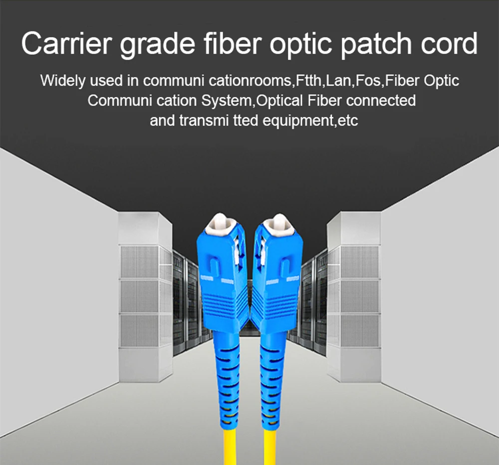 10 шт. 3 м SC/PC волоконно-оптический патч-корд SM SC-SC LC FC кабель Перемычка одномодовый одножильный оптический Fibra оптика FTTH 9/125um ПВХ