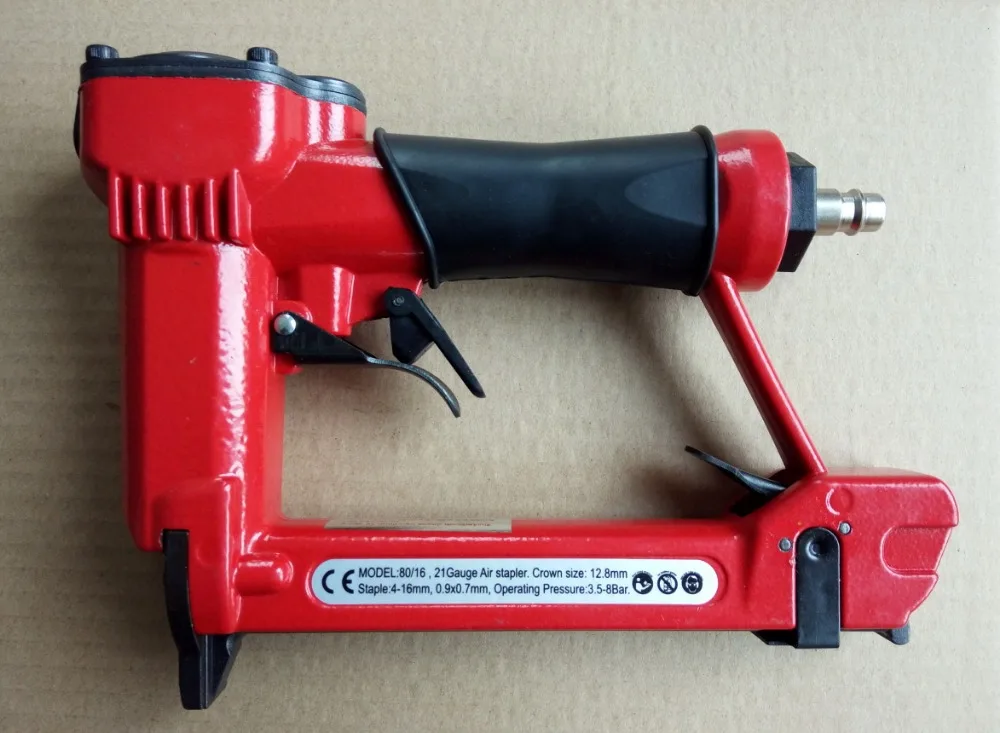 professinal high quality 1/2" air stapler 8016 pneumatic fine wire