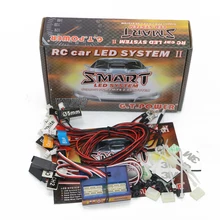 GT power RC Car lighting 12 LED Intelligent controllable linkage model lights 2 PPM FM FS