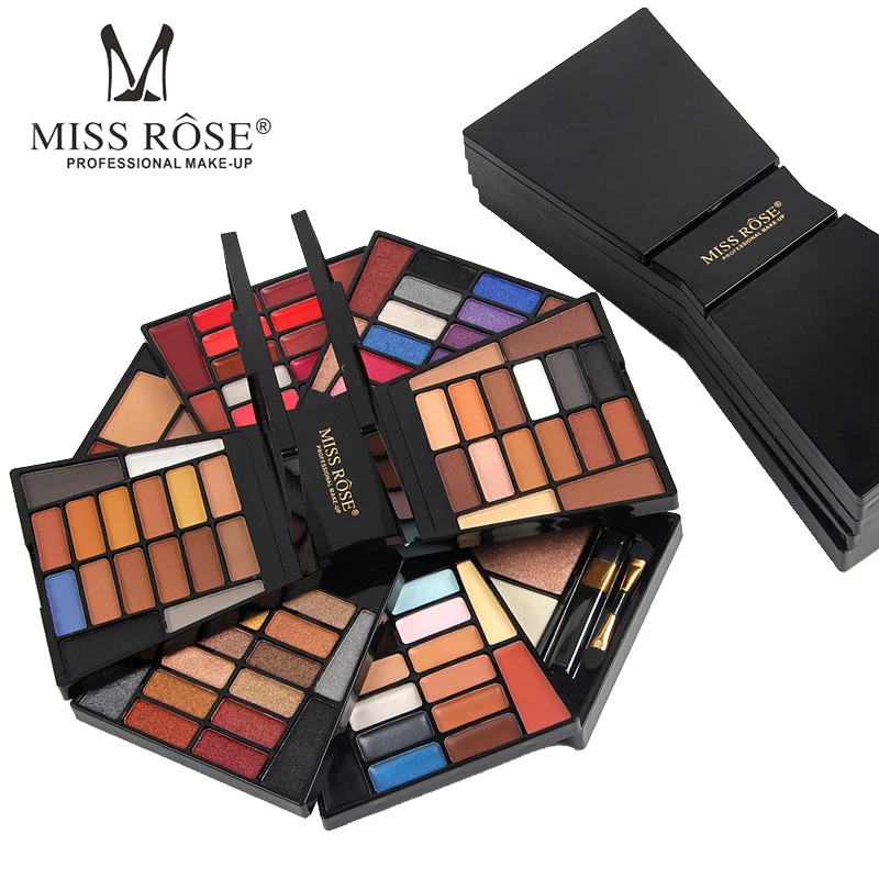 

MISS ROSE 104 Colors Full Professional Makeup Kit Set Powder Palette Concealer Foundation Face Base Make Up Cosmetic Sets