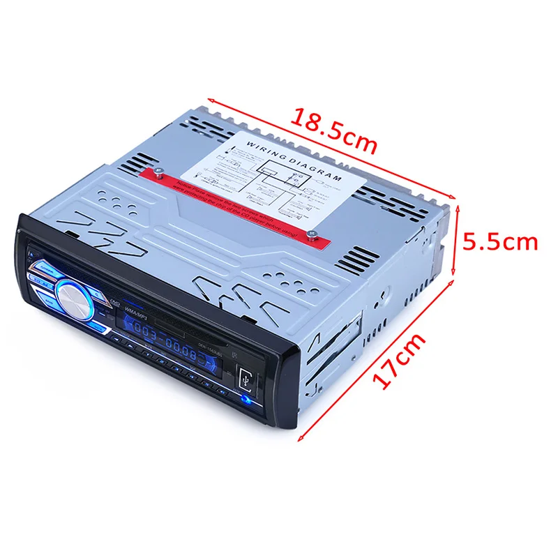 2016 12 В Стерео FM Радио MP3 аудио плеер Поддержка USB SD DVD Mp3 Aux микрофон с Дистанционное
