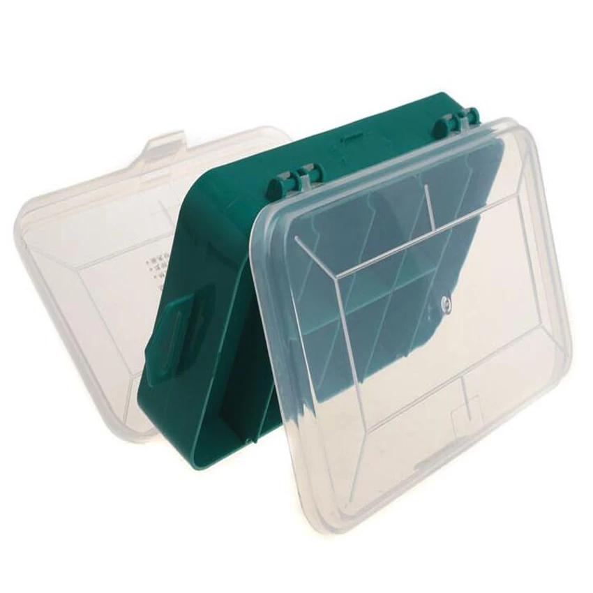 Многофункциональный двойной сбоку Пластик Tool Box Портативный ювелирных изделий контейнер кольцо электронная Запчасти винт компонент
