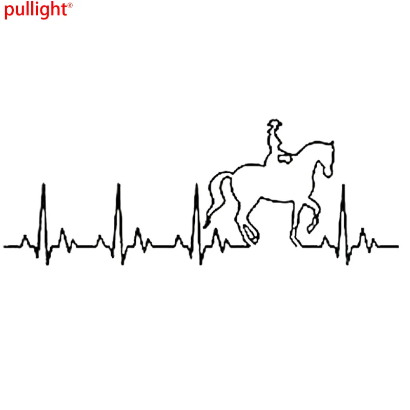 

Horse Heartbeat Lifeline Car Sticker Vinyl DecalCar Accessories