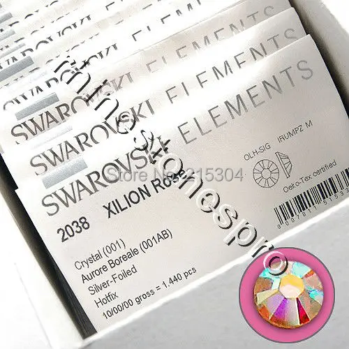 Оригинальные элементы Swarovski ss20 AB кристально чистые (001 AB) 720 шт 20ss железные Стразы