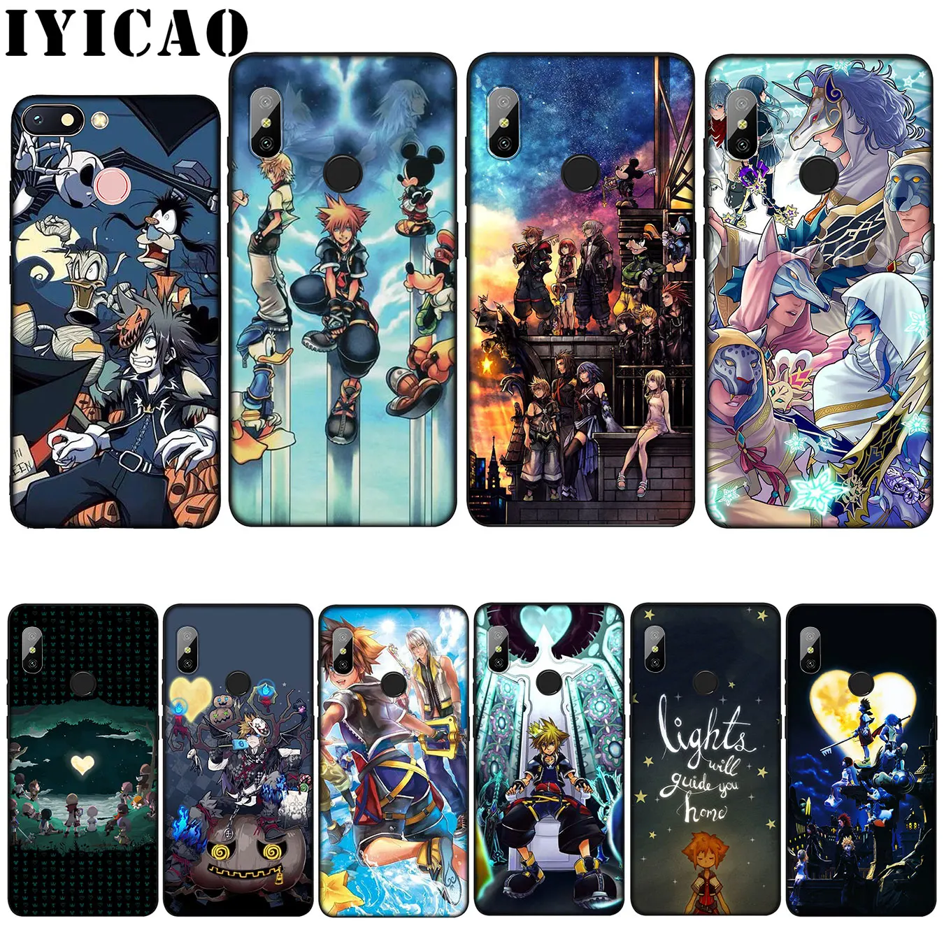 Роскошный мягкий силиконовый чехол Kingdom Hearts DIY для Xiaomi Mi 10 9 8 A3 A2 9T Pro Lite SE A1 CC9 CC9E 5X 6X |