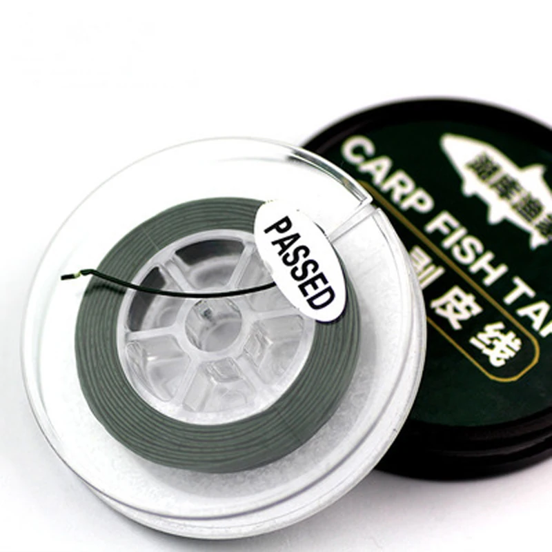 

Carp fishing 1 Spools line Coated Hook Link 5M/10M Each Spool Coated Braid hair rig Quick Sinking Carp Lines 25LB/35LB