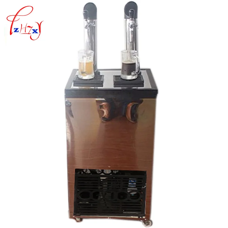 

Commercial Beer Machine Ice Core Beverage Dispense double-headed ice beer Drink Machine dispenser beer machine