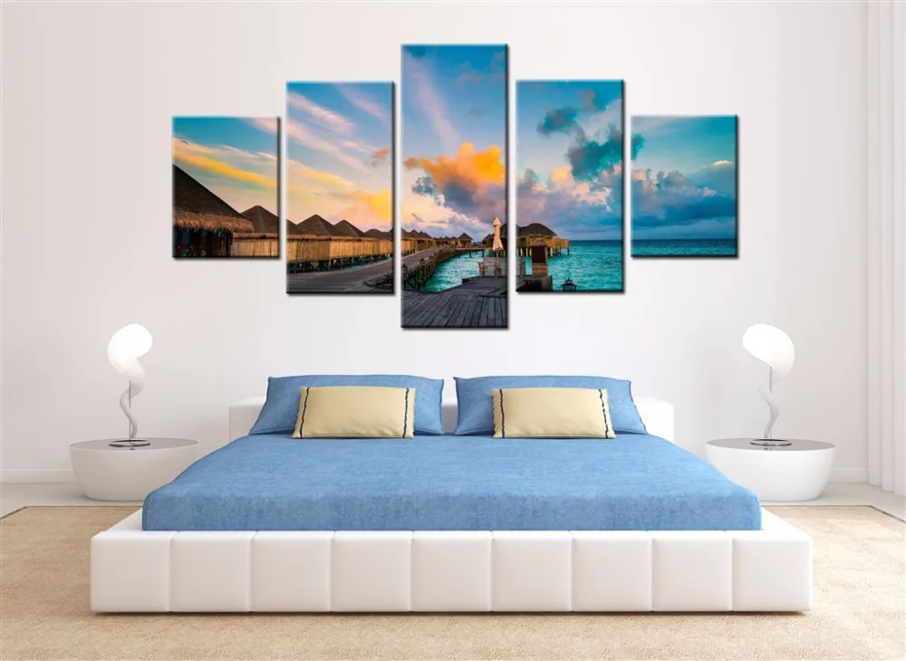 5-Panel-Constance-Halaveli-Maldives-Modular-Picture-Canvas-Wall-Art-Picture-Home-Decor-Living-Room-Canvas (2)