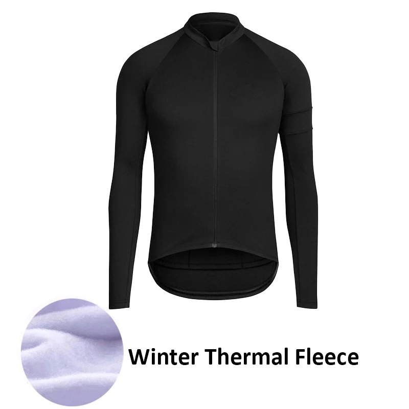 Ropa Ciclismo Winter Thermal Fleece Warm Cycling Jersey Long Sleeve Bicycle Jacket MTB Bike Clothing - Цвет: 1