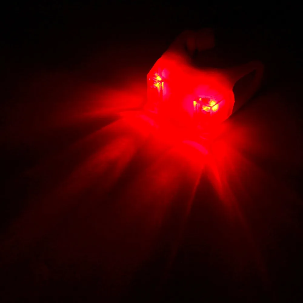 Perfect 40pcs/lot Wholesale Bicycle Flash Light Double LED Bicycle Tail Light Waterproof Silicone Bicycle Lamp Cycling Safety Flashlight 9