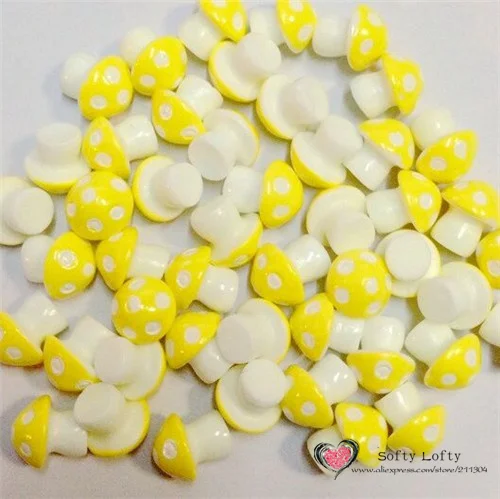 Colorful Mushrooms Pvc Mini Figures 6pcs - 5