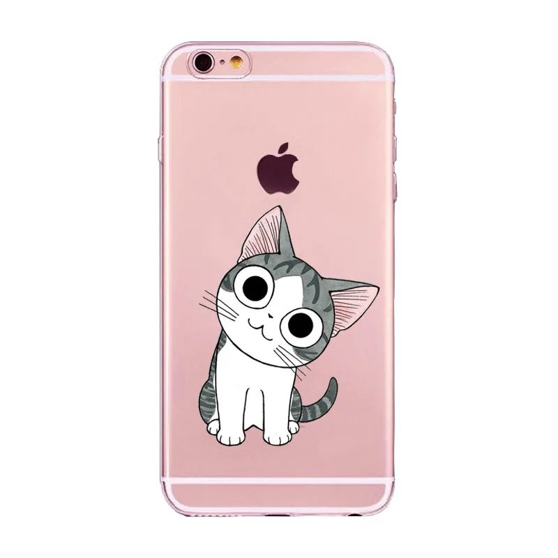Для Apple IPhone 5 5S SE чехол с рисунком кота из мультфильма, силиконовая задняя крышка из ТПУ для IPhone 5 S 5 6 6S 7 8 Plus, чехол для телефона, мягкий чехол - Цвет: 285